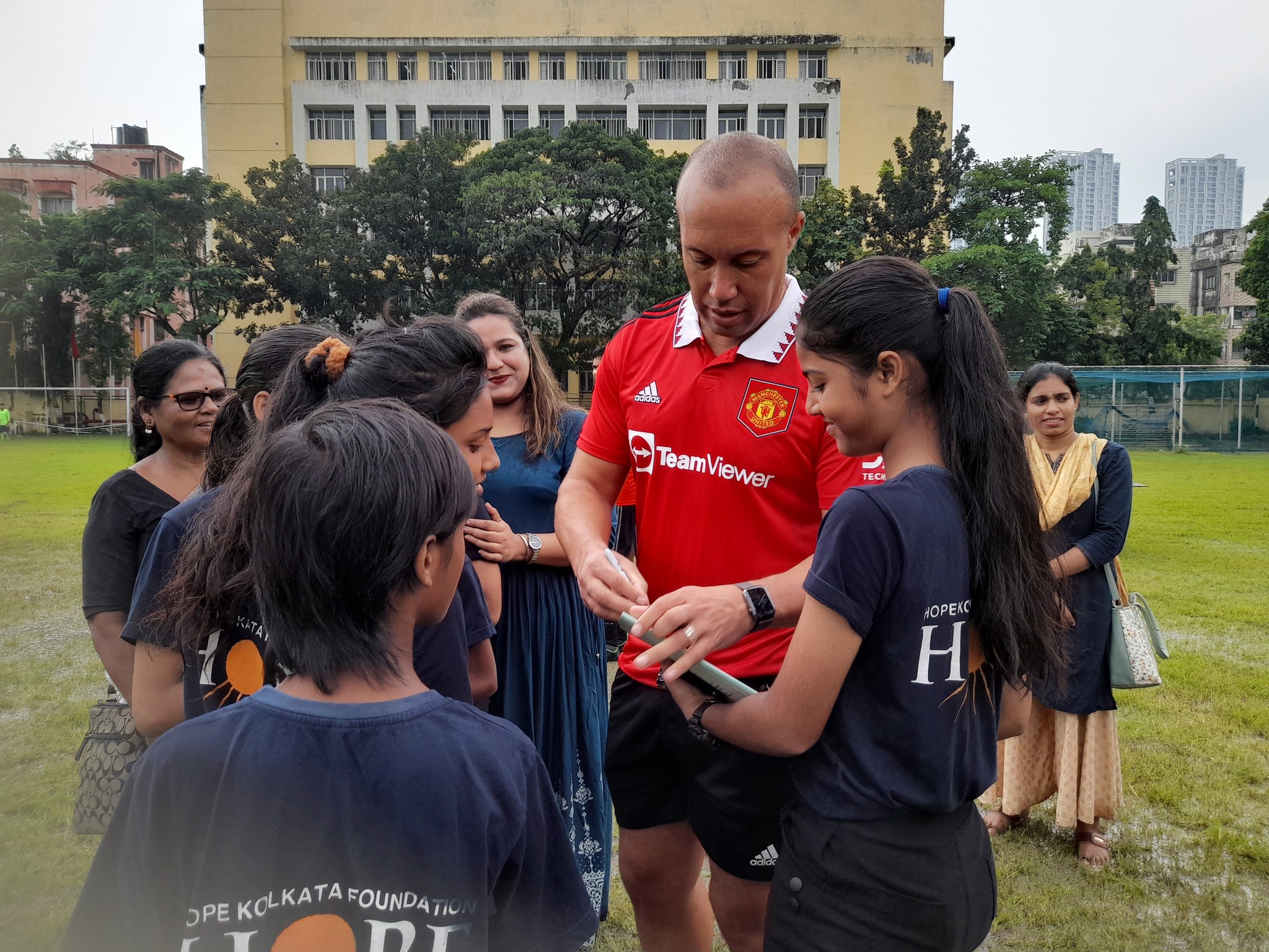 Manchester United Legends Visit Kolkata