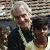 Jeremy Irons in Kolkata with young people from the local community