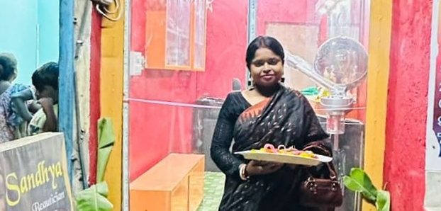 Trainee opens beauty parlour