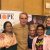 Julie Thoms with HOPE staff, HOPE founder Maureen Forrest, and HOPE Special Ambassador Jeremy Irons