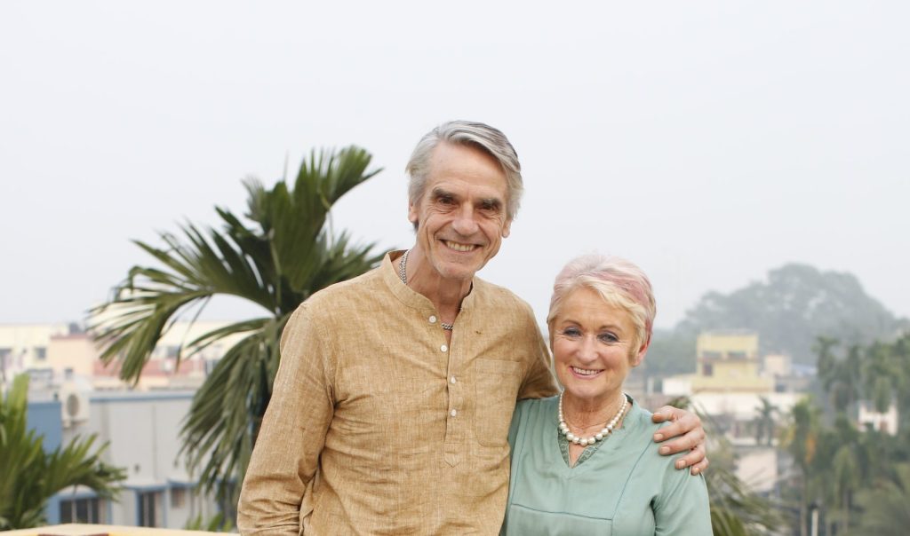 Jeremy Irons and Maureen Forrest in Kolkata