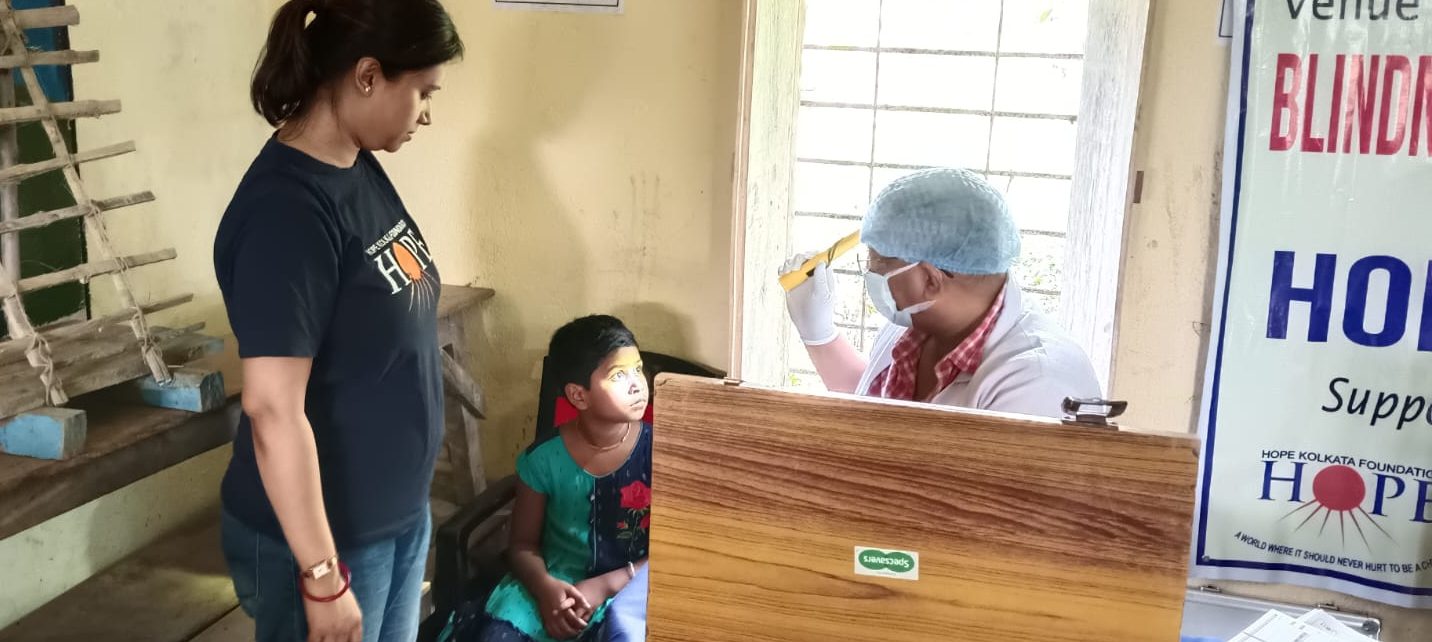 Free eye camp in the Sunderbans