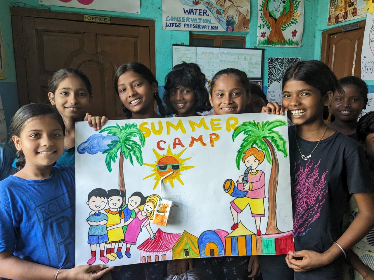 Sponsorship children enjoy summer camp