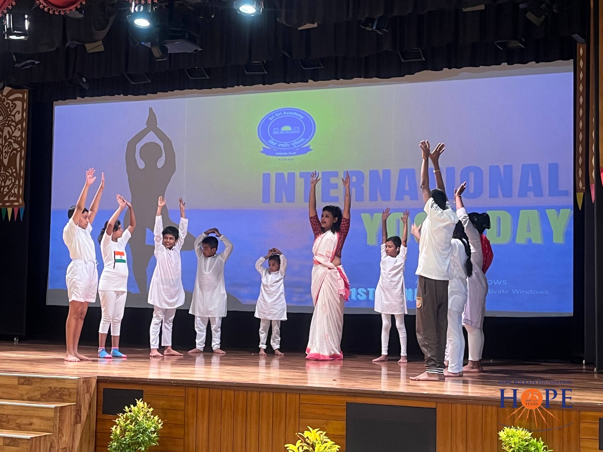 International Yoga Day celebrations at HOPE