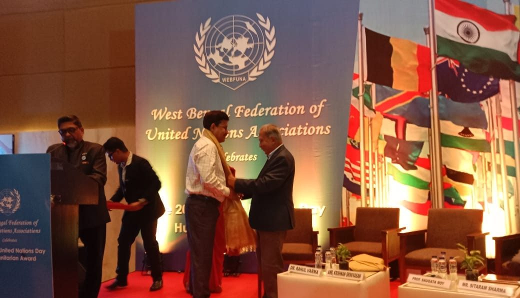 United Nations day Humanitarian Award for HOPE